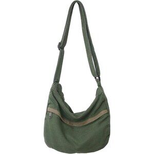 Youjare Canvas Messenger Bag Large Hobo Crossbody Shoulder Tote for Women